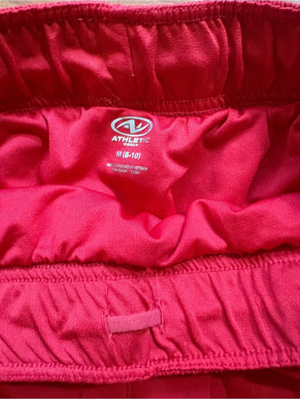 Athletic Works Bright Red Women’s Athletic Shorts
